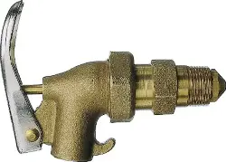 Produktfoto 1 von 2799 Zapfhahn Messing, inkl. Flamm- sperre, 3/4'-Gewinde