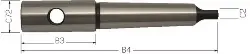 Produktfoto 1 von H2302 Normhalter für Zapfensenker lang Größe 3-MK2 BILZ