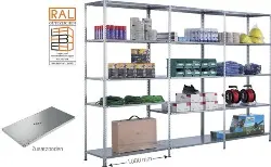 11831 Schraub GR verz. 6 Bd. 2500x1000x300 Fachlast 85kg