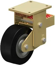 Produktfoto 1 von BSFN-SE 202K BLICKLE Stahlgeschweißte Schwerlast-Bockrolle mit Stahlfeder