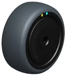 TPA 80/8KD-ELS-FK BLICKLE Rad mit thermoplastischem Gummi-Laufbelag