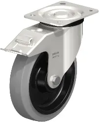 Produktfoto 1 von LX-POEV 200XKA-FI-SG BLICKLE Edelstahl-Lenkrolle, mittelschwere Ausführung
