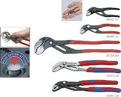 Produktfoto 1 von 87 02 300 KNIPEX Wasserpumpenzange Cobra schwarz m. Mehrkomp.-Griff