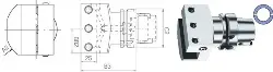 Produktfoto 1 von HA6.V25.N11.090 Werkzeughalter radial ISO12164-3 HSKT 63x 95 SWISS