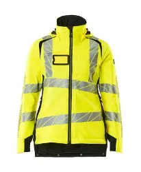 Produktfoto 1 von 19045-449-17095XL MASCOT Damen Winterjacke CLIMASCOT, High Vis gelb/schwarz, Gr.5XL