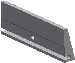 Produktfoto 1 von 837711401 Q.I.S.-Wechselbacke, glatt BB= 160mm HILMA