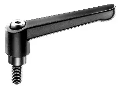 66578263 verstellb. Klemmhebel 300 mit, AG: M12x63mm, Grifflänge 92mm