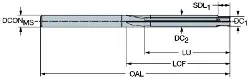Produktfoto 1 von 452R0794045A0CMH10F VHM Reibahle CoroDrill 452