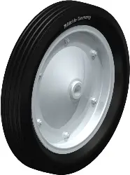 Produktfoto 1 von V 400/25-75R BLICKLE Rad mit Standard-Vollgummireifen u. Stahlblech-Felge
