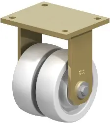 Produktfoto 1 von BSD-SPO 150K-35 BLICKLE Stahlgeschweißte Schwerlast-Doppel-Bockrolle