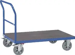 Produktfoto 1 von 12502 Schiebebügelwagen, 1200 kg Ladefläche = 1000 x 700 mm