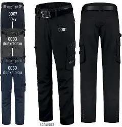 502701DARKGREY54 Bundhose TWILL, REWEAR dunkelgrau, Gr. 54 -TRICORP-