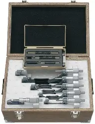 Produktfoto 1 von 103-915-10 Bügelmessschrauben-Satz,12-tlg 150-300mm, 0,01mm MITUTOYO