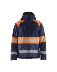 Produktfoto 1 von 448019778953 HighVis Winterjacke Navy/Orange XXXL