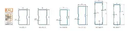 Produktfoto 1 von 20094817 Holm 4HS 140/15 x 3300 mm RAL 2001 -META-