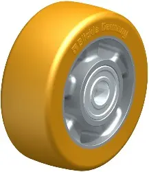ALTH 140/20K BLICKLE Rad mit PU-Laufbelag Extrathane, mit Alu-Radkörper