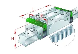 Produktfoto 1 von 0182935571630 SCHAEFFLER Führungswagen für Rollenumlaufeinheit