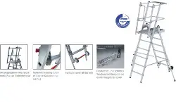Produktfoto 1 von 52524 Plattformleiter FlexxStep 4 Sprossen