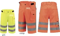 503006ORANGE42 Warnschutz Shorts RWS orange, Gr. 42 -TRICORP-