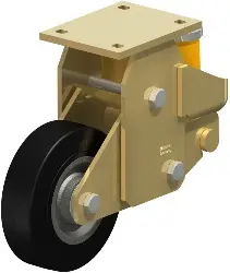 Produktfoto 1 von BSFE-SE 160K BLICKLE Stahlgeschweißte Schwerlast-Bockrolle mit PU-Feder