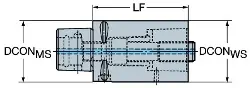 Produktfoto 1 von C83910180100A SANDVIK COROMANT CAPTO-Zwischenhalter