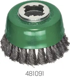 Produktfoto 1 von 483.81X Topfbürste, V2A-Draht gezopft, X-LOCK