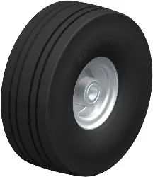 Produktfoto 1 von VLE 305/25-75K BLICKLE Schwerlast-Rad mit Super-Elastik-Vollgummireifen