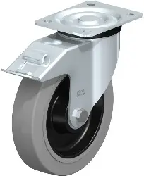 Produktfoto 1 von L-POEV 200XK-FI-SG BLICKLE Stahlblech-Lenkrolle, mittelschwere Ausführung