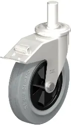 Produktfoto 1 von LEXZ-VPP 200G-FI-SG BLICKLE Edelstahl-Lenkrolle mit Zapfen