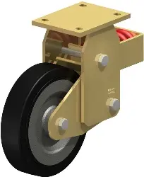 Produktfoto 1 von BSFN-SE 200K BLICKLE Stahlgeschweißte Schwerlast-Bockrolle mit Stahlfeder