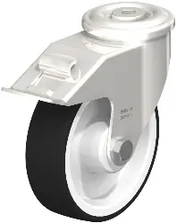 Produktfoto 1 von LEXR-POTH 150XR-FI BLICKLE Edelstahl-Lenkrolle mit Rückenloch