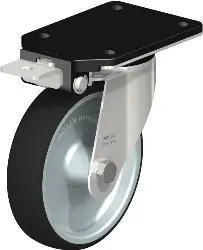 Produktfoto 1 von LEX-PATH 160G-IS BLICKLE Edelstahl-Lenkrolle mit Anschraubplatte