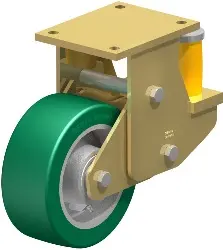 Produktfoto 1 von BSFE-GST 202K BLICKLE Stahlgeschweißte Schwerlast-Bockrolle mit PU-Feder