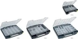 Produktfoto 1 von 138277 Sortimentskoffer mit Einsätzen 55x241x225 mm, 9 Einsätze