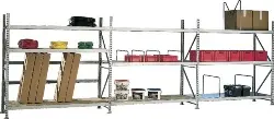 Produktfoto 1 von 20051271 Weitspannregal 490kg, verz. AR H2200 x B2600 x T1050 mm META
