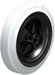 Produktfoto 1 von VPP 250/25-74G-SG BLICKLE Rad mit Standard-Vollgummireifen u. Kunststoff-Felge