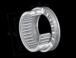 Produktfoto 1 von 0507918260000 INA Nadel-Axialzylinderrollenlager NKXR40-Z-XL