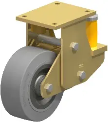 Produktfoto 1 von BSFE-SE 202K-SG BLICKLE Stahlgeschweißte Schwerlast-Bockrolle mit PU-Feder