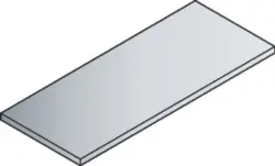 1050-80 Einlegeboden, lackiert BxT 925x452 mm