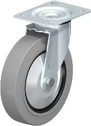 Produktfoto 1 von LE-POEV 200XK-SG-FA BLICKLE Stahlblech-Lenkrolle mit Anschraubplatte