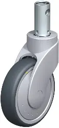 Produktfoto 1 von LWGE-TPA 126K-CS11-ELS-FK BLICKLE Kunststoff-Lenkrolle WAVE mit Rückenloch