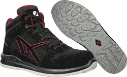 Produktfoto 1 von 638700210000036 Stiefel S3 ESD, schwarz/rot CLIFTON MID, Gr. 36