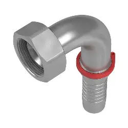 Produktfoto 1 von 6100096522 HCS-25-DKK-28LL-090-S-M-W3, lose Schlaucharmatur