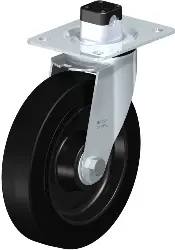 Produktfoto 1 von LE-POEV 200XK-CS11 BLICKLE Stahlblech-Lenkrolle mit Anschraubplatte