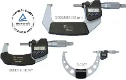 Produktfoto 1 von 293-231-30 Digim.-Bügelmessschraube IP65 25- 50mm,0,001mm,Dat. MITUTOYO