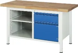 Produktfoto 1 von 03-8461I2-157R4S.11 Werkbank BASIC-8 - 8461I - BF B1500xT700xH840 mm