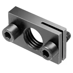 Produktfoto 1 von 69003003 Rechteckflansch für Kleinstoßdämpfer Gewinde M8x1