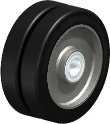 Produktfoto 1 von DS 415/60K BLICKLE Schwerlast-Doppelrad mit Elastik-Vollgummireifen