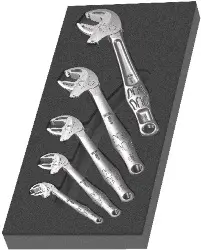 Produktfoto 1 von 05150122001 Maulschlüssel-Satz Einlage Joker 6004, 5-teilig -Wera-