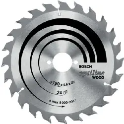 Produktfoto 1 von 2608640616 HM-Kreissägeblatt 190x2,6/1,6x30 36Z WZ Bos
